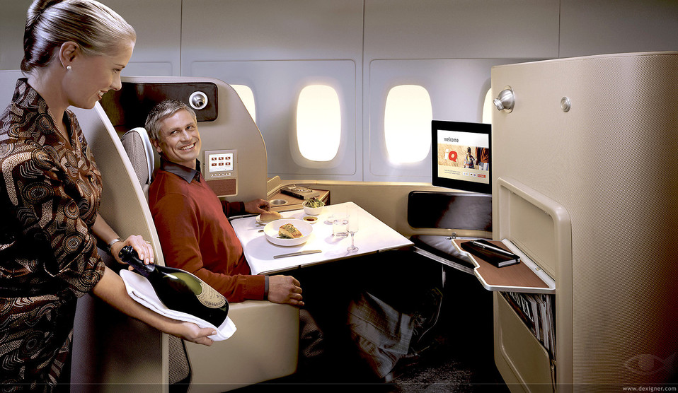 Qantas  First Class Photo